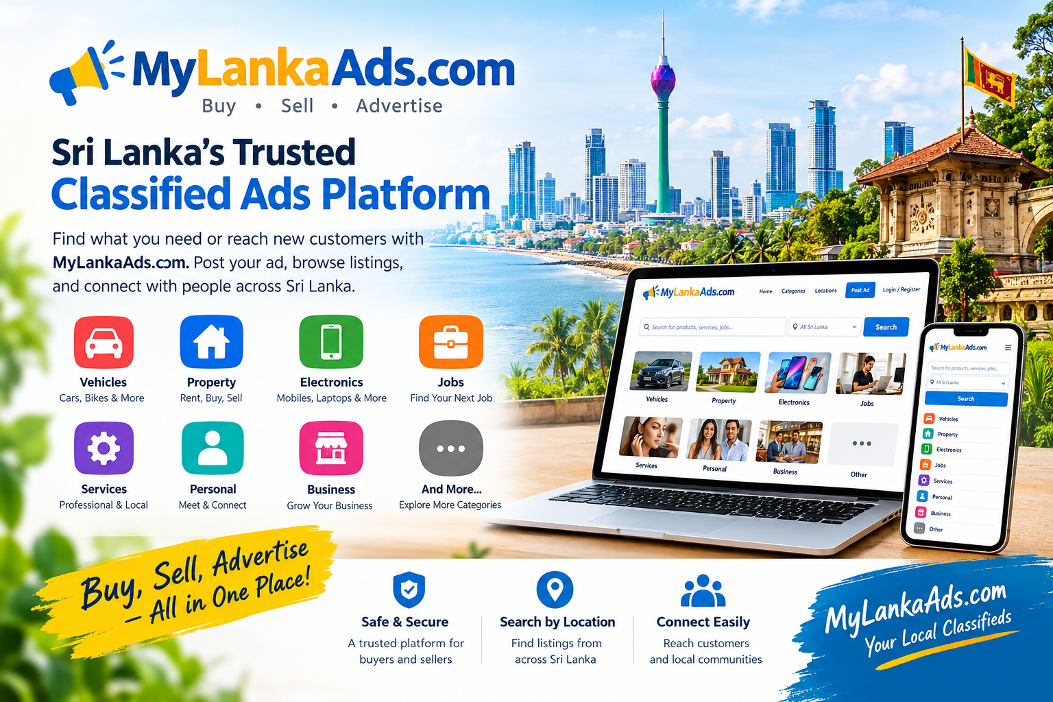 MyLankaAds.com – A Convenient Classified Ads Platform for Sri Lanka